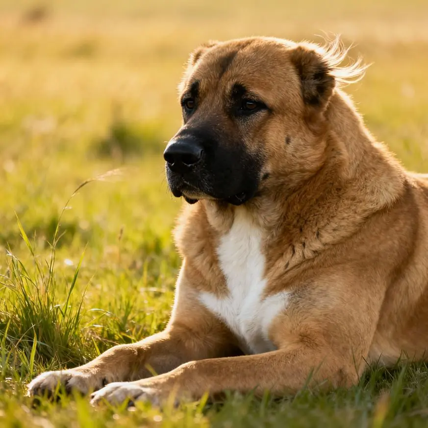 Turski Kangal odmara u prirodi - prirodno okruženje