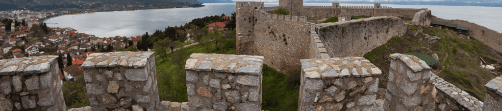 Ohrid, Ohridsee, die Festung des bulgarischen Zars Samuel